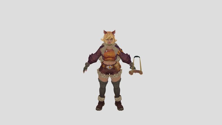 Squirrel Girl 3D Model
