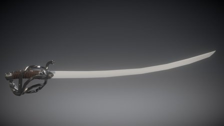 19th Century Sabre 3D Model
