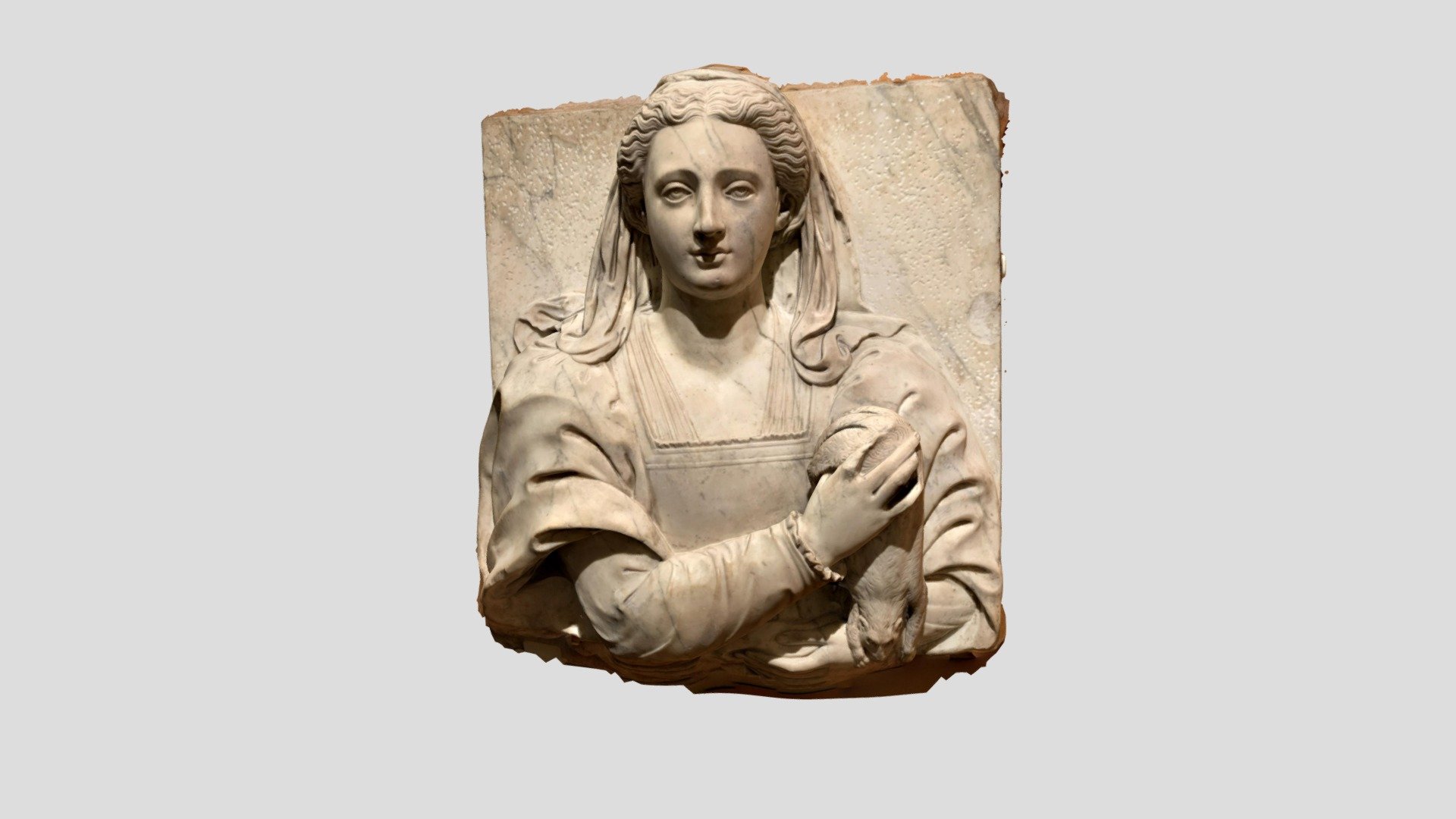 Dama de l'Ermini. Mus. Frederic Marès. TrnioPlus