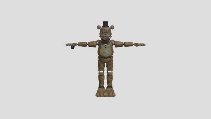 New Fredbear Sfm Port 3D Model