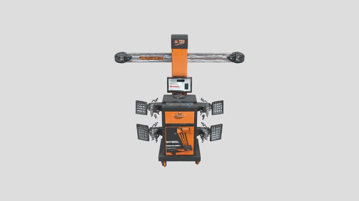 Wheel Alignment Machine 3D Model