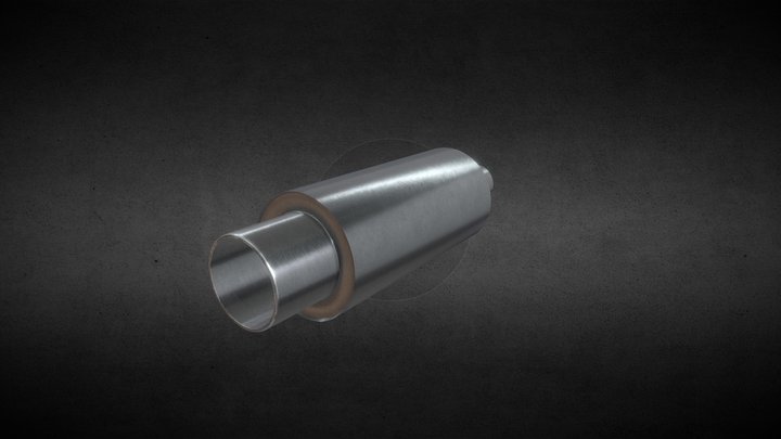 Exhaust Tip - Non Branded (Free) 3D Model