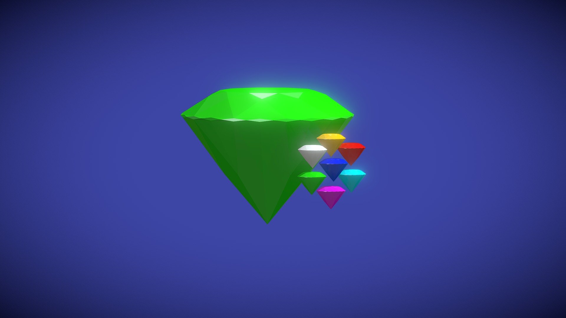 Chaos Emeralds Download Free 3d Model By Snfn Snfn 9c57e2e