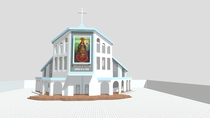 Iglesia Nuestra Señora del Cisne Ibarra 3D Model
