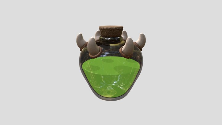 potion bottle handle delete 3D Model