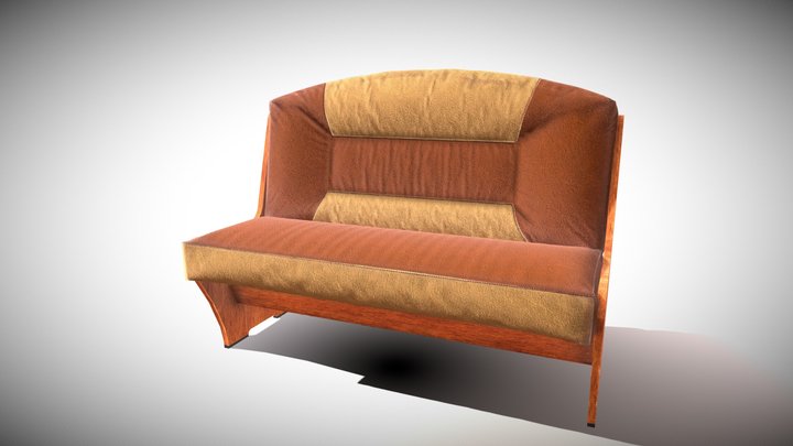 Kitchen sofa. 3D Model