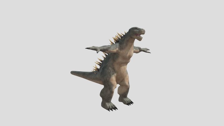 Godzilla-daz-3d-rigged 3D Model