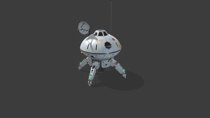 S.s.Drake Starship 3D Model