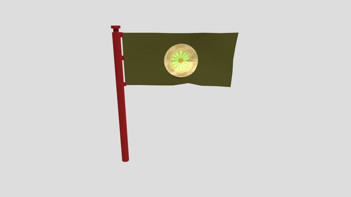bandera 3D Model
