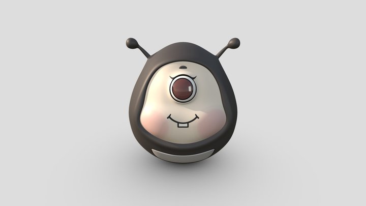 egg monster 3D Model