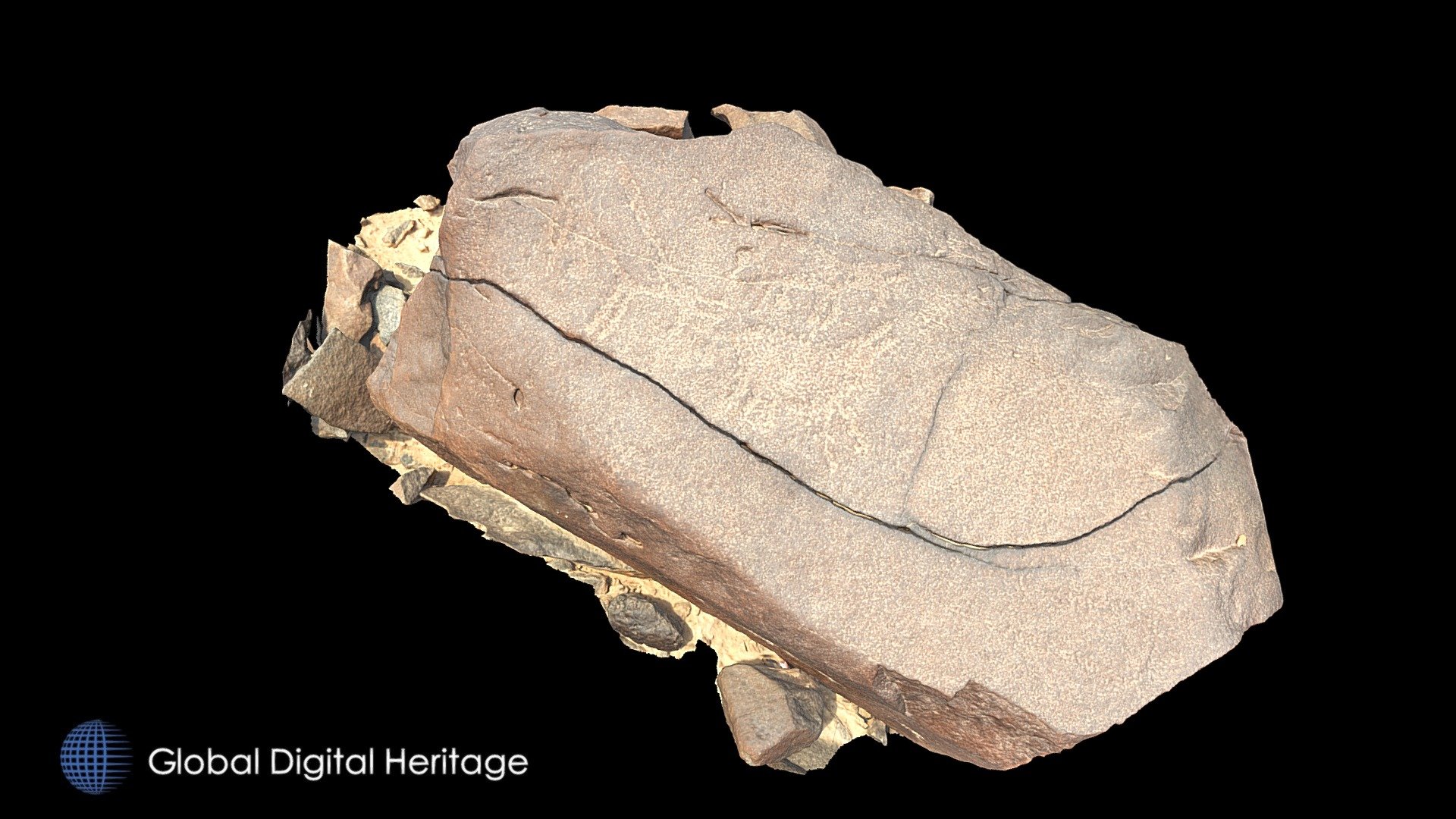 Petroglyph V2 Khatm Al Melaha, Kalba, Sharjah