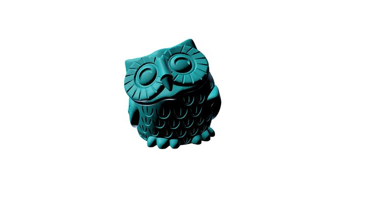 got succulents? Owl Planter 3D Model
