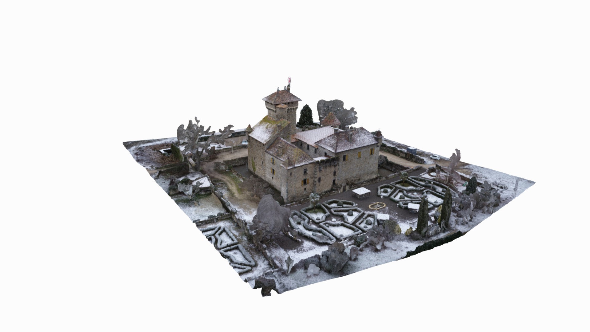 Chateau D Avully By Dexan Modele 3d Plans 3d Model By Dexan Renaud Levaudel 9c5e7