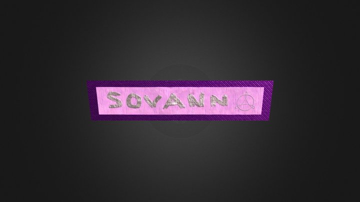 NamePlate 3D Model
