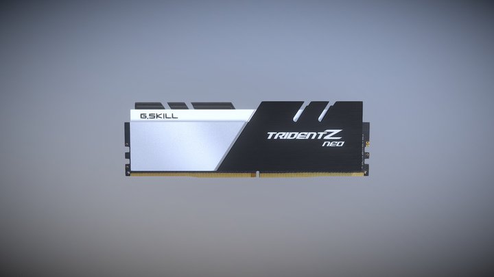 [RAM DDR4] G.Skill Trident Z NEO 3D Model
