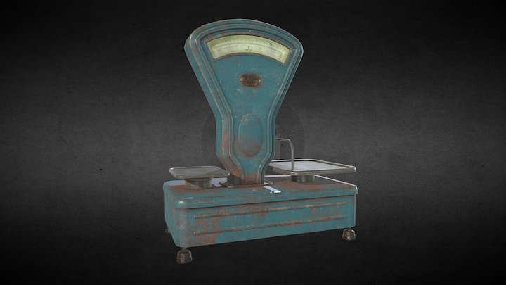 Scales "ТЮМЕНЬ" USSR 3D Model