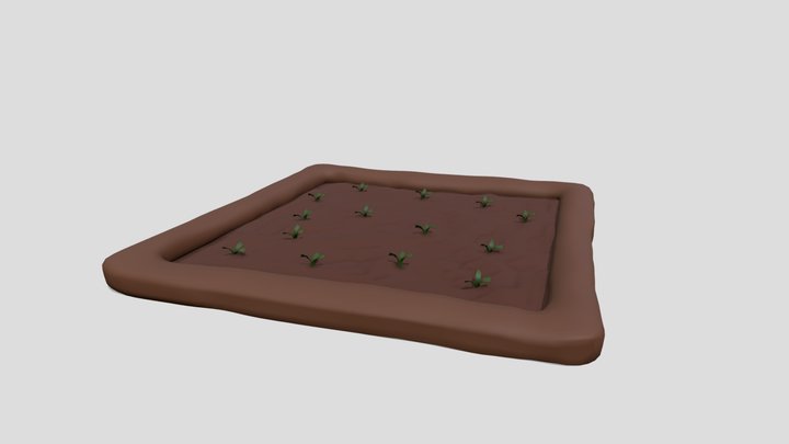3D Asset Creation - Garden Bed 3D Model