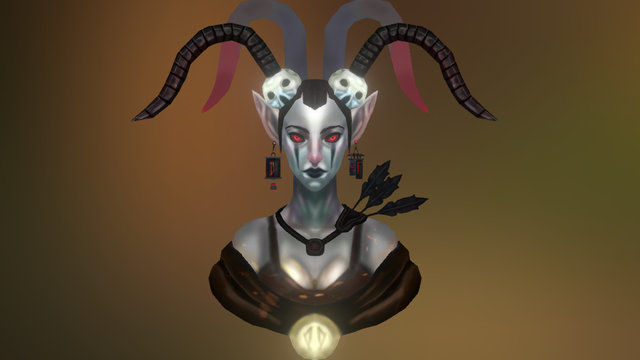 Dark Elf 3D Model