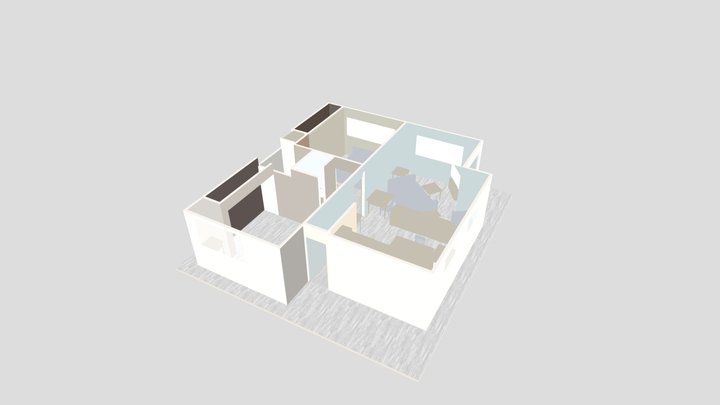 Basic apartment california 3D Model