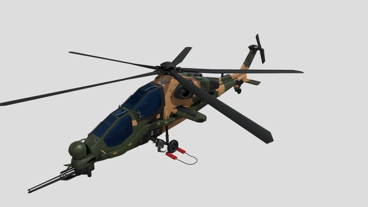 Atak_Helicopter 3D Model