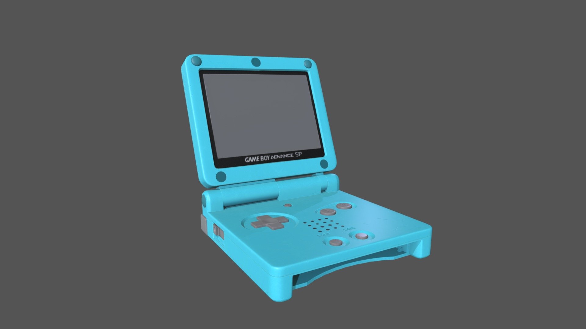 3D model Gameboy color - 5 original colours - game - VR - AR VR / AR /  low-poly