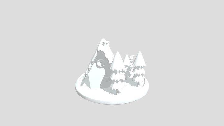 Winter House911 3D Model