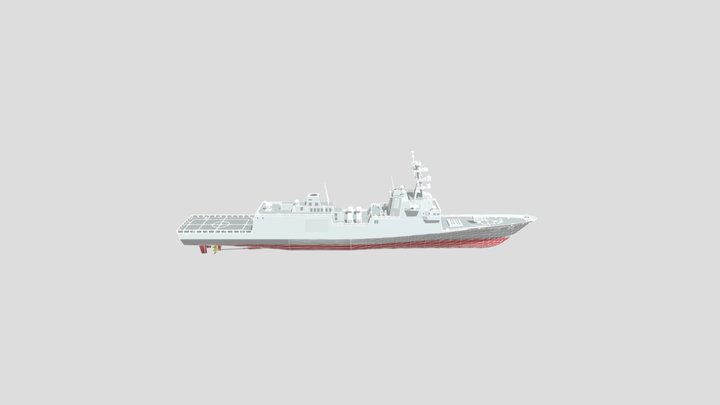 Constellation Frigate 3D Model
