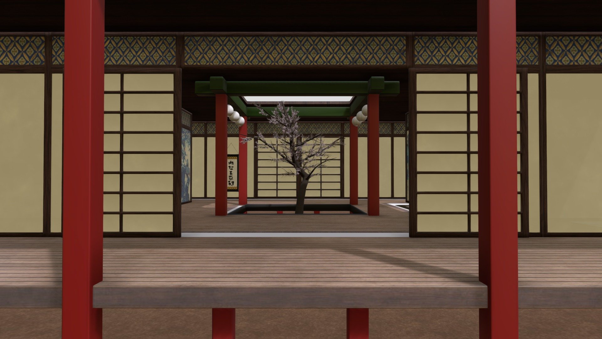 Japanese Tree Room - Buy Royalty Free 3D model by local.yany [9c64771 ...