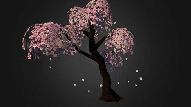 Japanese Sakura (Cherry Blossom) 3D Model