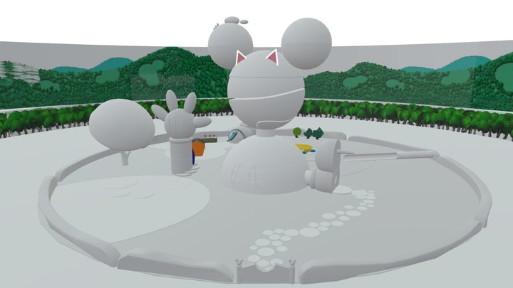 Charlie's Foxhouse Outside 3D Model