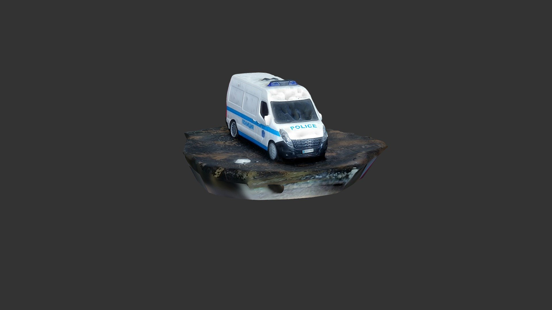 Police Bus 3D