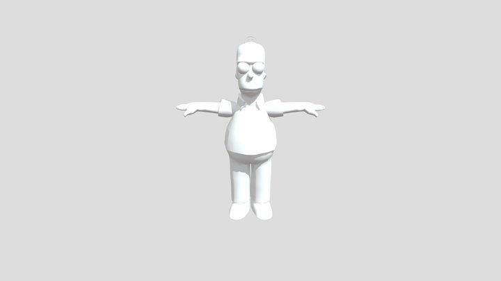 Homer Simpson 3D Model
