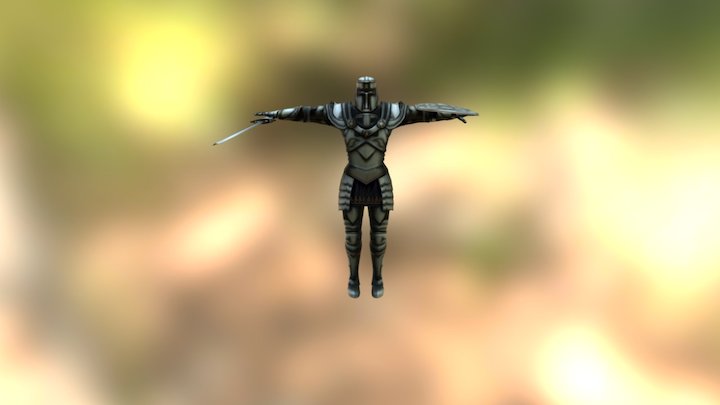 Great Sword Blocking 3D Model