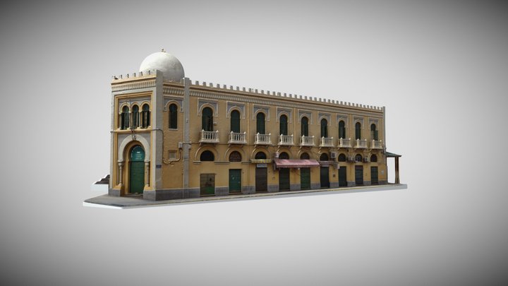 Mezquita Central - Modernismo - Melilla 3D Model