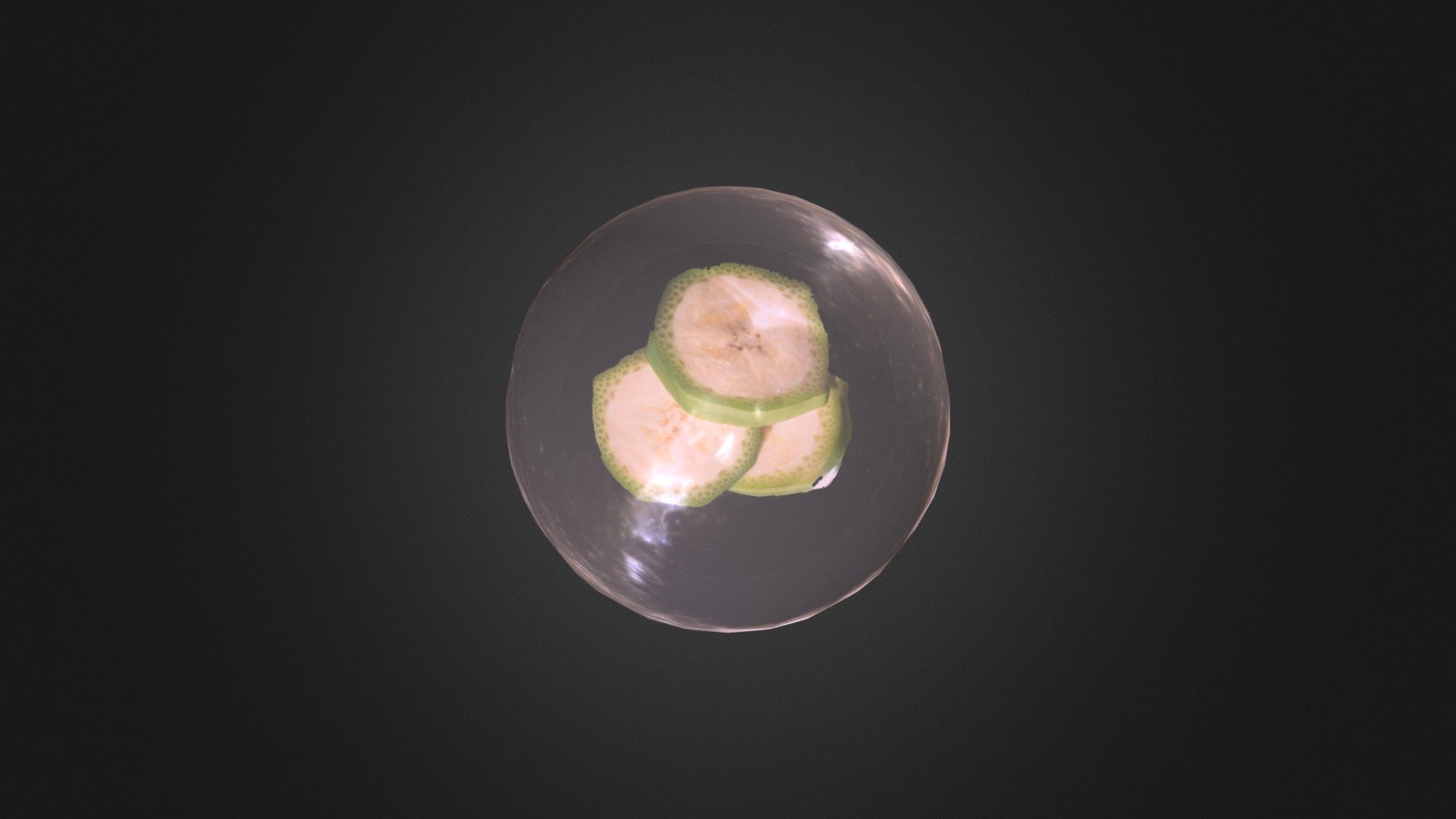 Green Banana Must Sapientum Bubble Disc