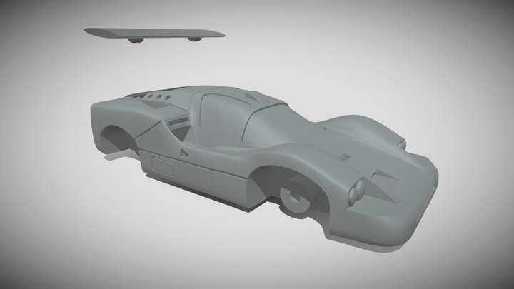 Chaparral 2F Remix Scala 18 Body&wing 3D Model