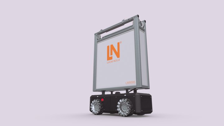 Fahrerloses Transportbandsystem 3D Model