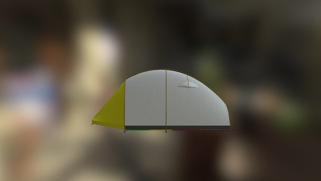 BackShelter V.1 Tent 3D Model