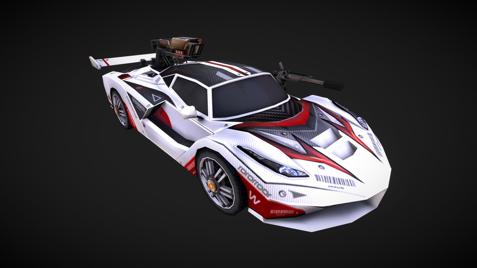 Ferrari PhantomWhite - 3D model by qenjuquany [9c68965] - Sketchfab