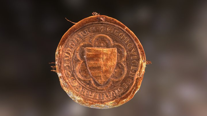 I. (Nagy) Lajos középpecsétje 3D Model