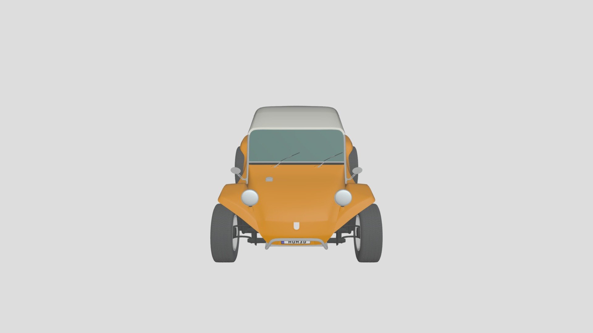 Maquette Nichimo 1/18 Volkswagen Buggy Dune Beach – ZF1357 (MC-1802) – Moteur Visible – Occasion