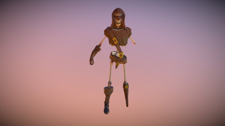 Skeleton_CharaBasics 3D Model