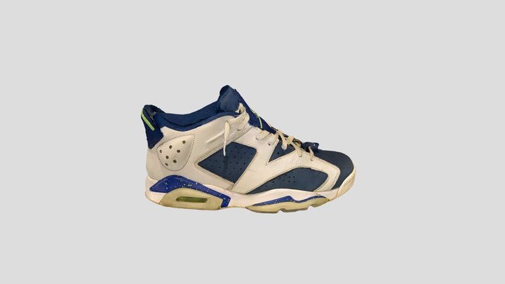 Shoe Jordan 6 Low (Dirty) 3D Model