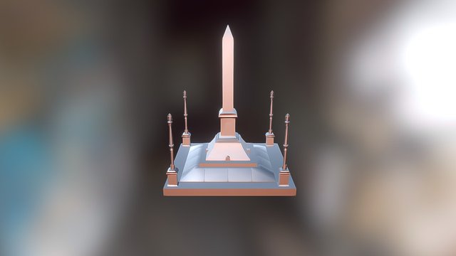 Obelisco 3D Model