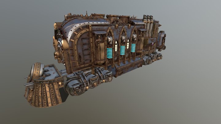 Warhammer 40,000 Imperial War Locomotor 3D Model