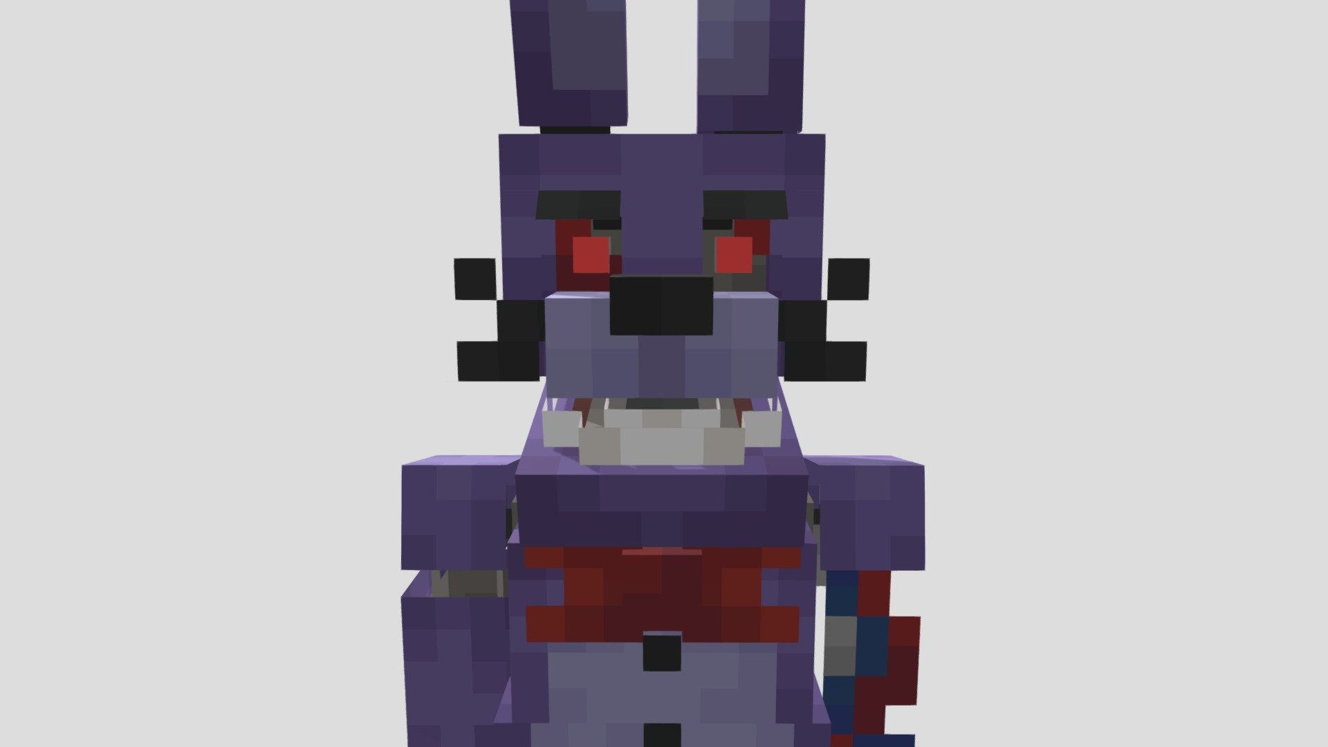 Minecraft W. Bonnie With His Head [FNAF - Download Free 3D model by ...