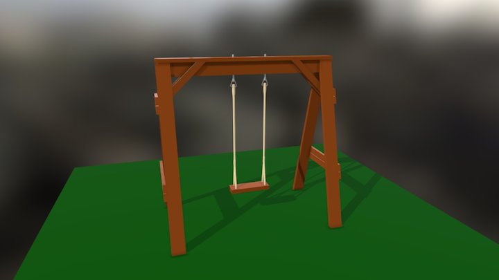 Swing Set 3D Model