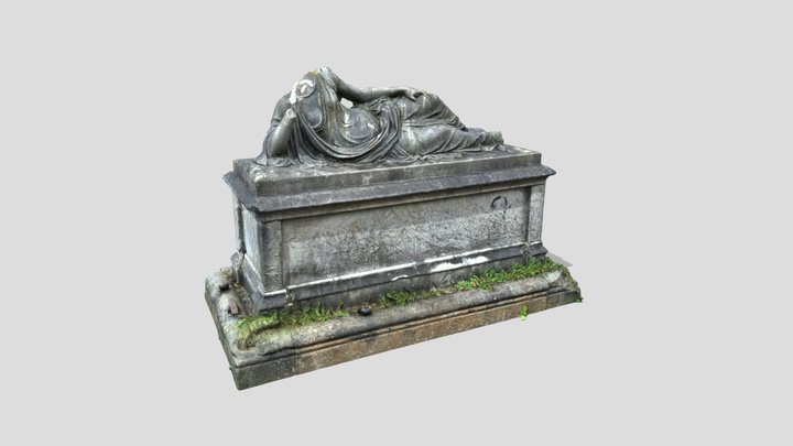 The White Lady Tomb, Lancaster, UK 3D Model