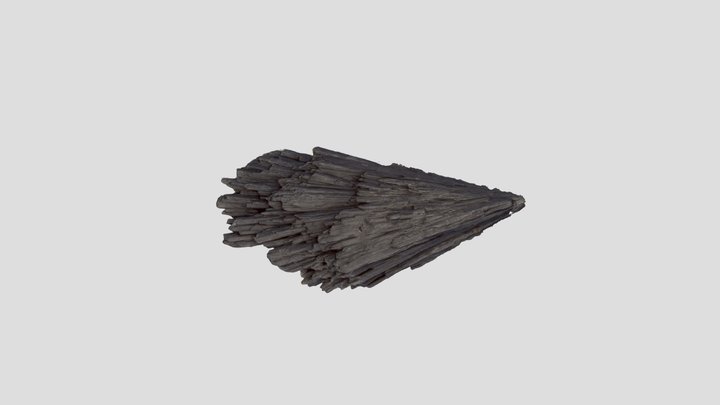 Black Kyanite 3D Model