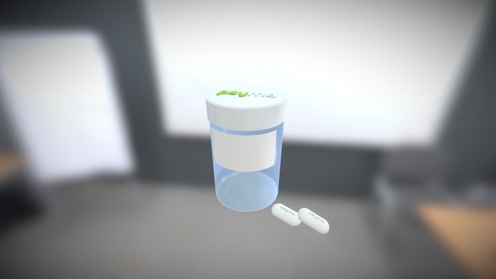 Psyma Pill Bottle 3D Model